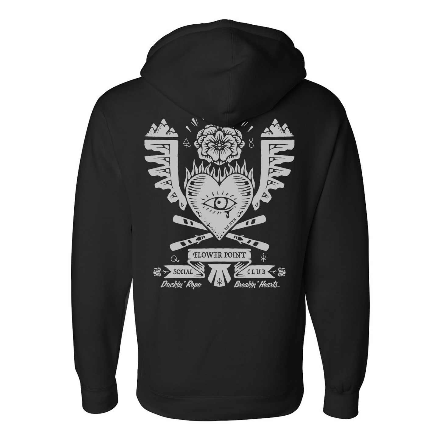 Flower Point Social Hoodie